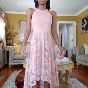 Dressystar Women's Halter Floral Lace Party Dress